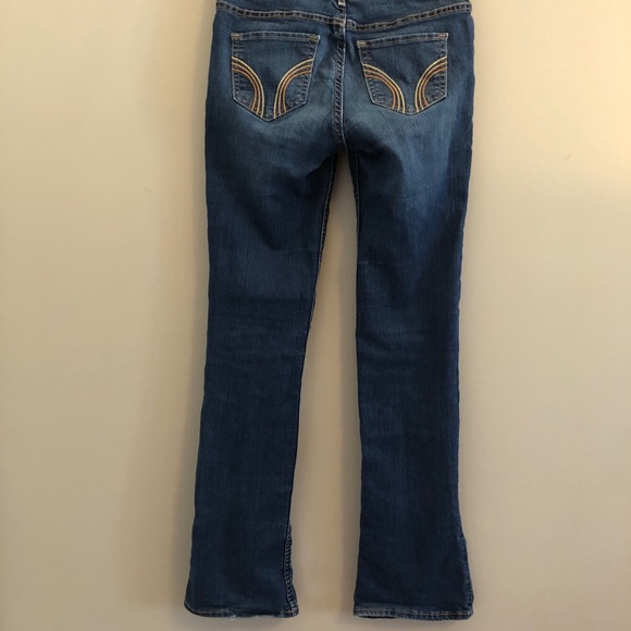 Hollister bootcut mid rise jeans size 1s dark blue - Picture 10 of 11